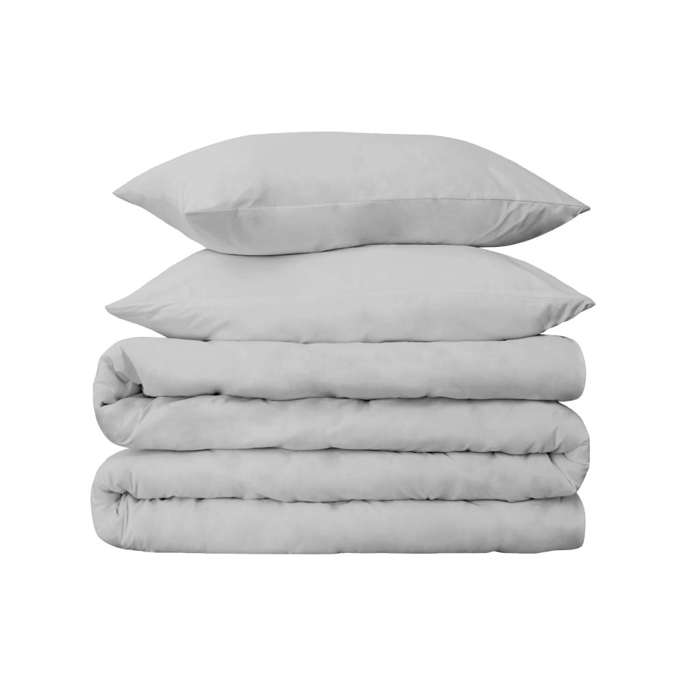 Superior 700 Thread Count Grey Egyptian Cotton Pillowcases, Standard (2 Count)