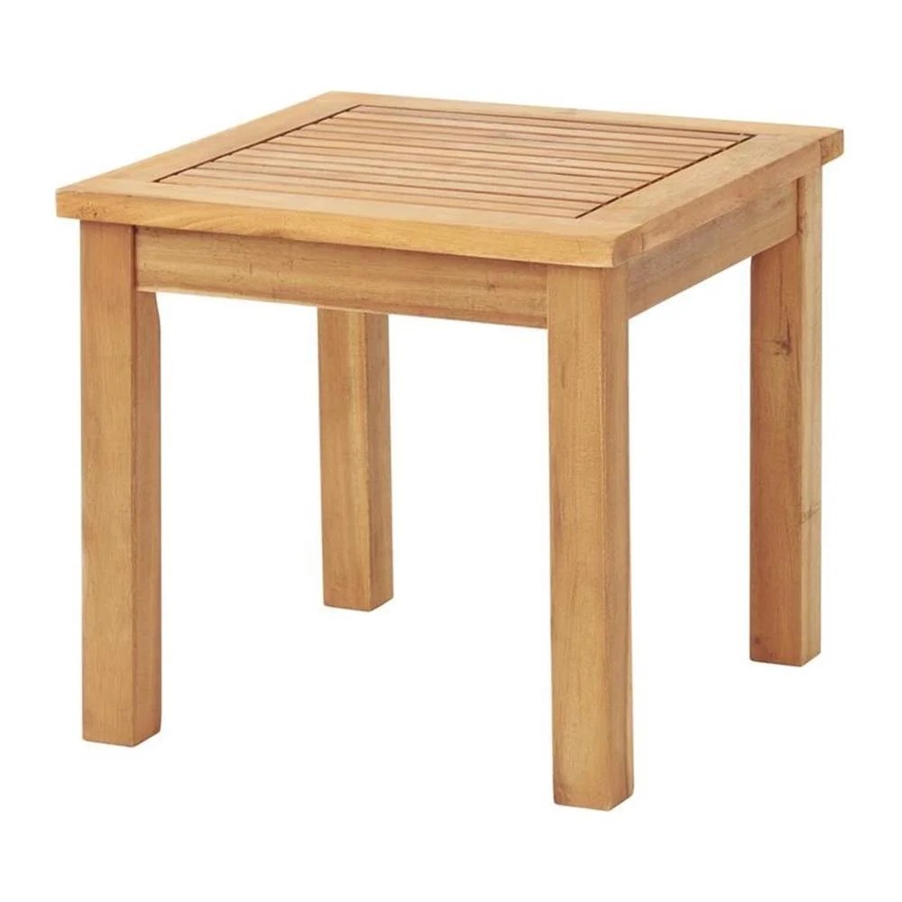 Alaterre Furniture 3-Piece Acacia Wood Bistro Set-2 Foldable Chairs & Table with Woven Seats for Patio/Deck - Image 5