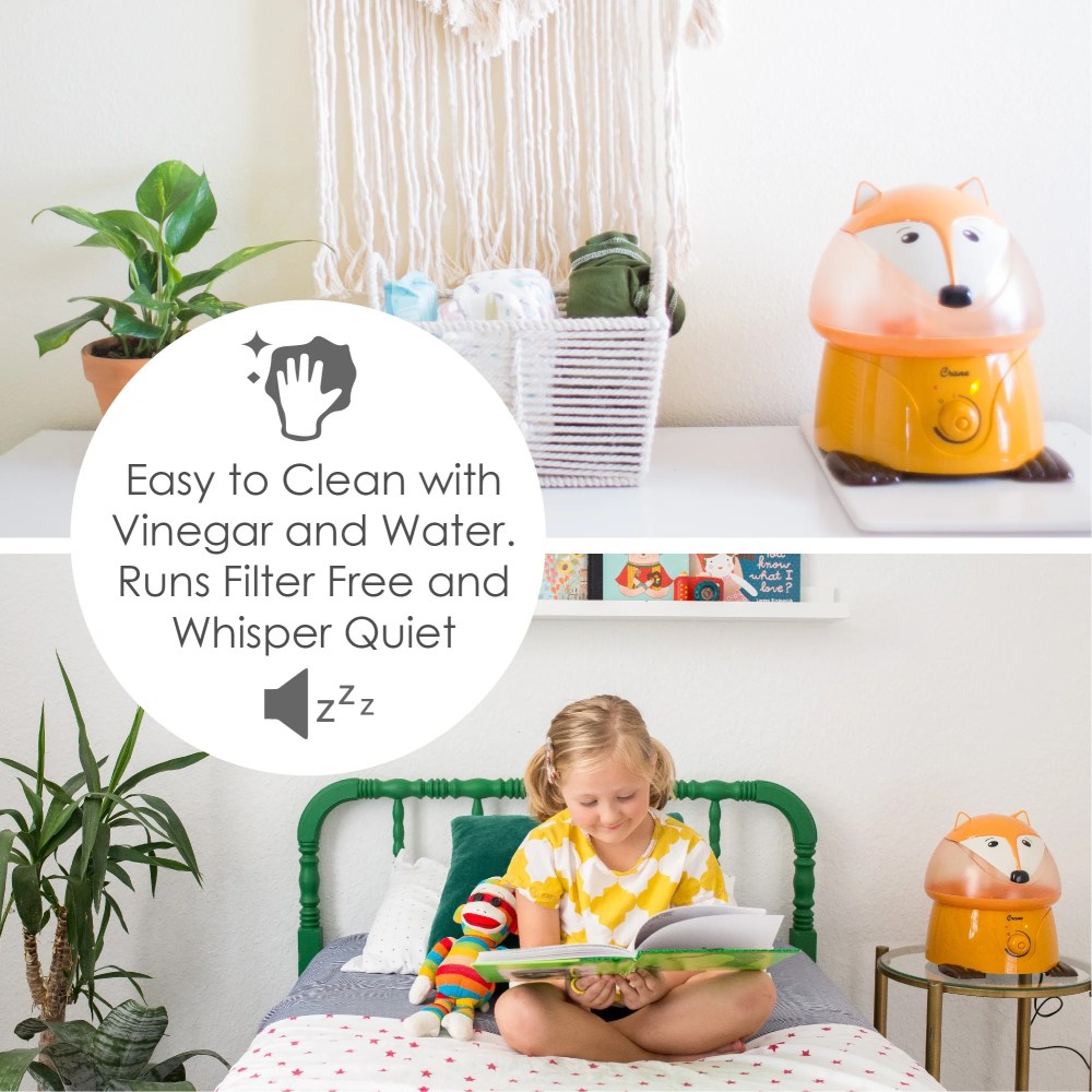 Crane Adorable Ultrasonic Cool Mist Humidifier,1 Gallon,500 Sq ft Coverage,24 Hour Run Time - Penguin - Image 7