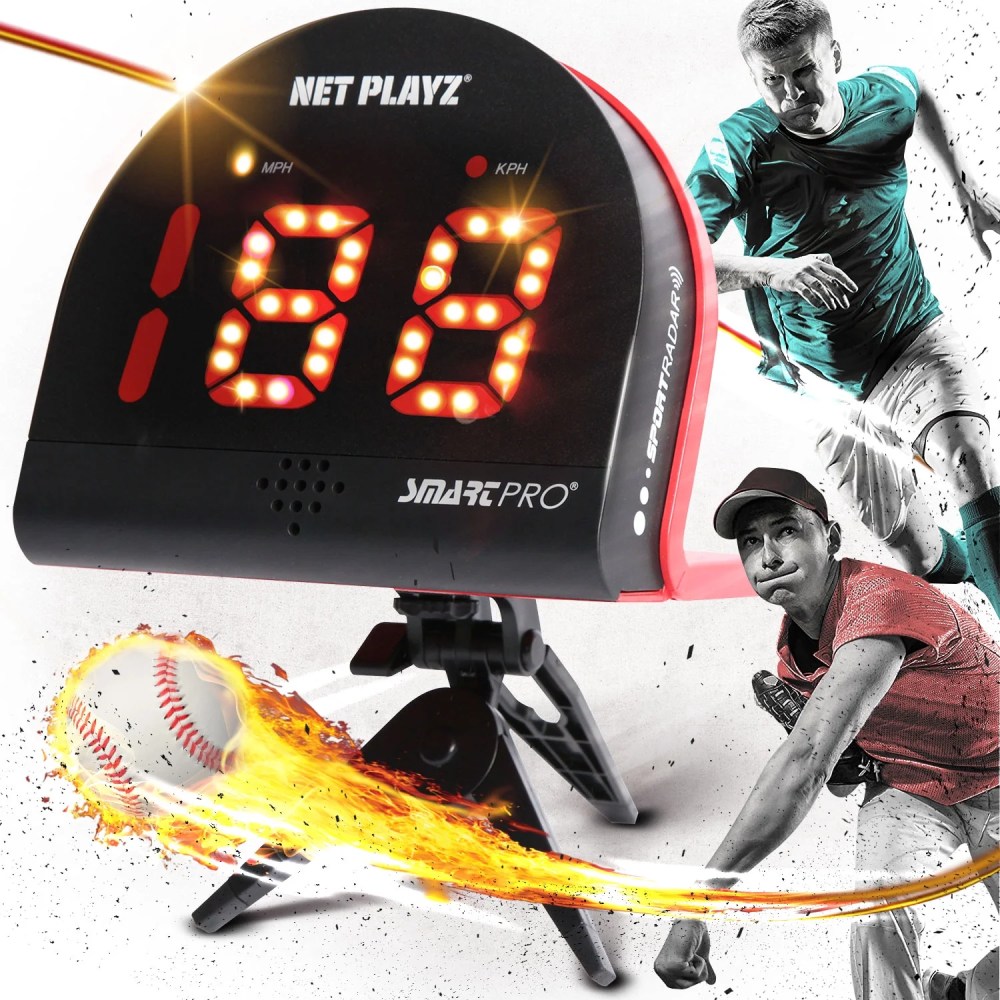 Baseball Radars, Speed Sensors Training Equipment (Hands-Free Radar Guns, Pitching Speed Guns) Baseball Gifts, High-Tech Gadget & Gear for Baseball Players
