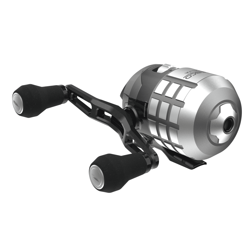 Zebco Delta Spincast Fishing Reel, Size 20 Reel, Cool Gray