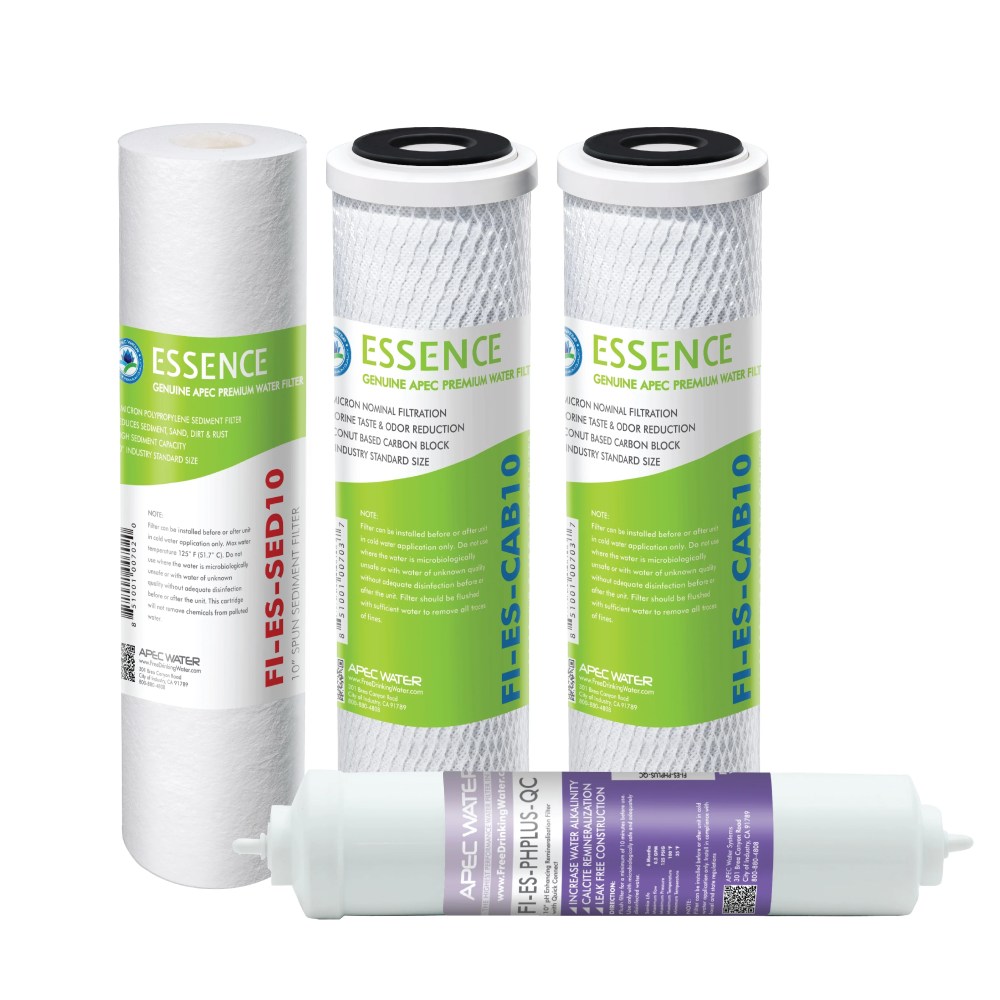 APEC Filter Set - ESPH High Capacity Replacement Filter Set for ESSENCE Series Alkaline Reverse Osmosis Water Filter System